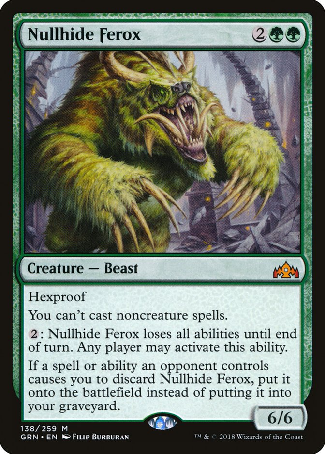 Nullhide Ferox [Guilds of Ravnica] Magic: The Gathering