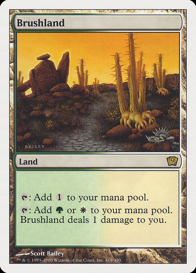 Brushland [Ninth Edition] Magic: The Gathering