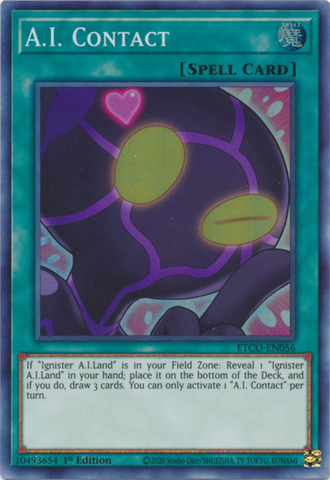 A.I. Contact [ETCO-EN056] Super Rare - Yugioh Cards For Your TCG Needs!