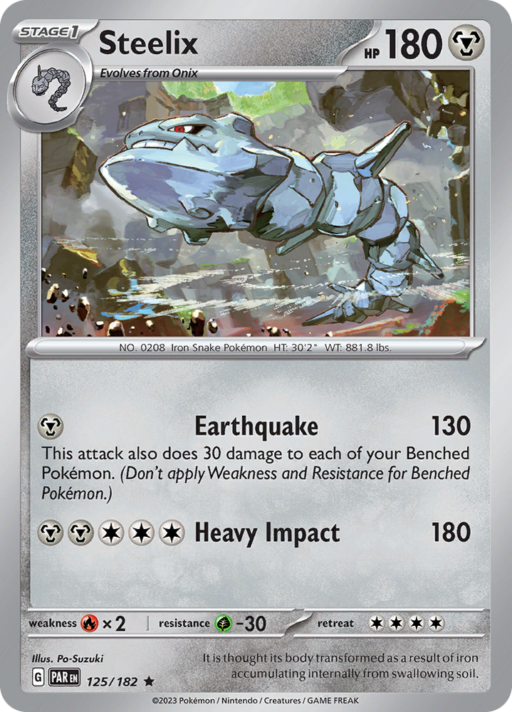 Steelix (125/182) [Scarlet & Violet: Paradox Rift] Pokémon