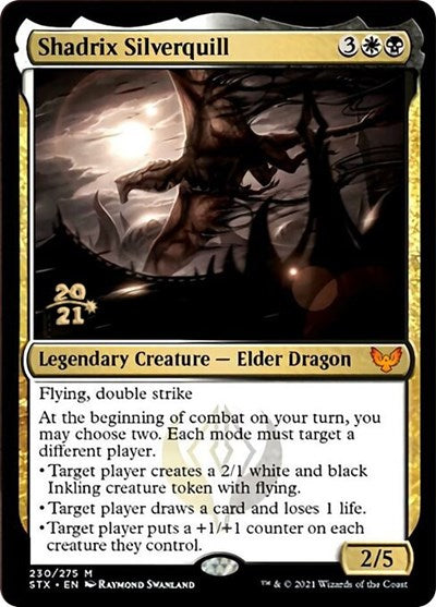 Shadrix Silverquill [Strixhaven: School of Mages Prerelease Promos] Magic: The Gathering