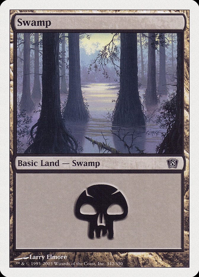 Swamp (342) [Eighth Edition] Magic: The Gathering