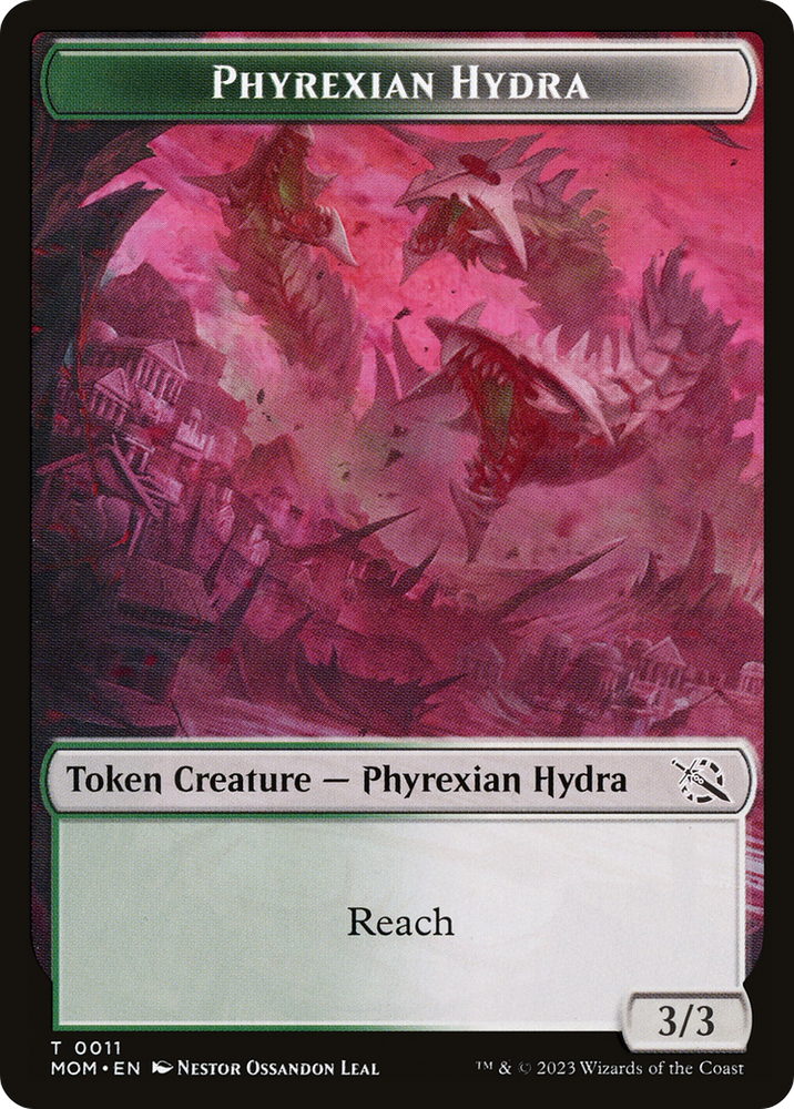 Phyrexian Myr // Phyrexian Hydra (11) Double-Sided Token [March of the Machine Tokens] Magic: The Gathering