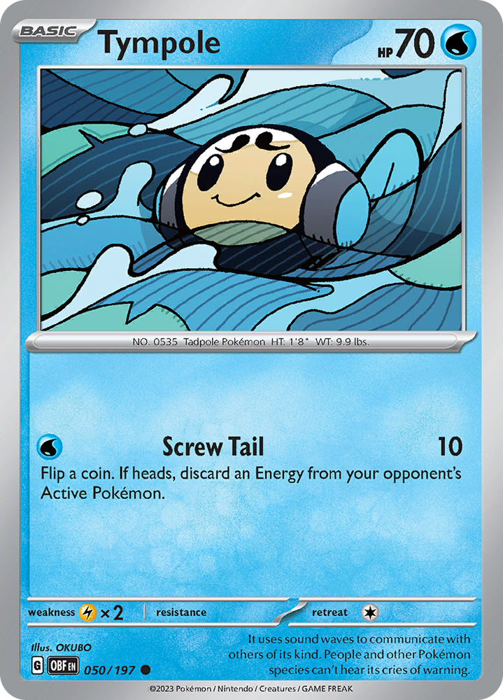 Tympole (050/197) [Scarlet & Violet: Obsidian Flames] Pokémon