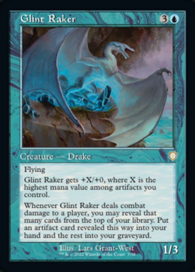 Glint Raker (Retro) [The Brothers' War Commander] Magic: The Gathering
