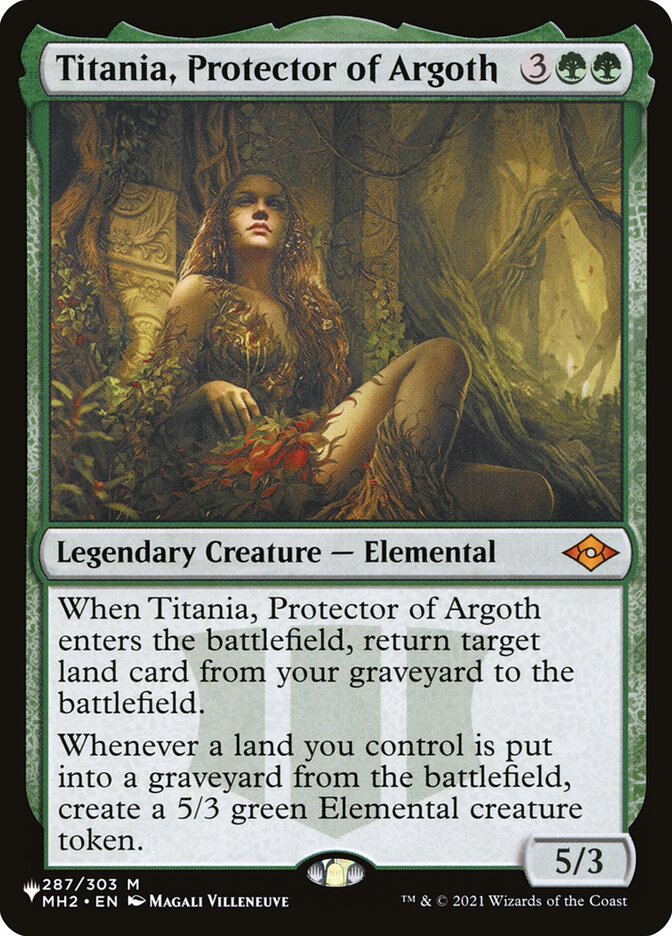 Titania, Protector of Argoth [The List] Magic: The Gathering