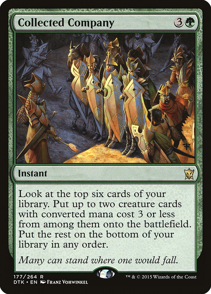 Collected Company [Dragons of Tarkir] Magic: The Gathering