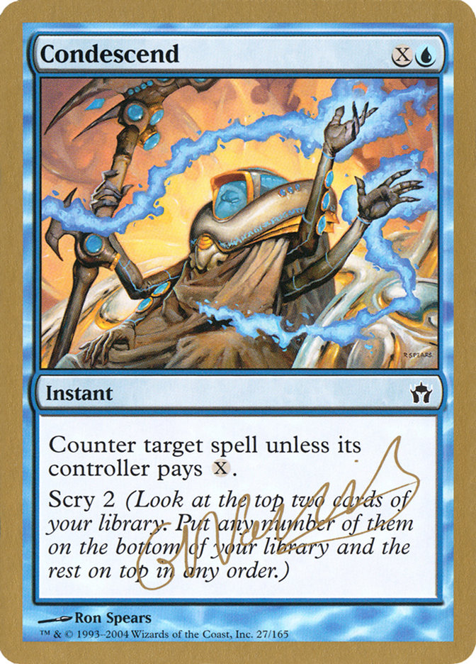 Condescend (Gabriel Nassif) [World Championship Decks 2004] Magic: The Gathering