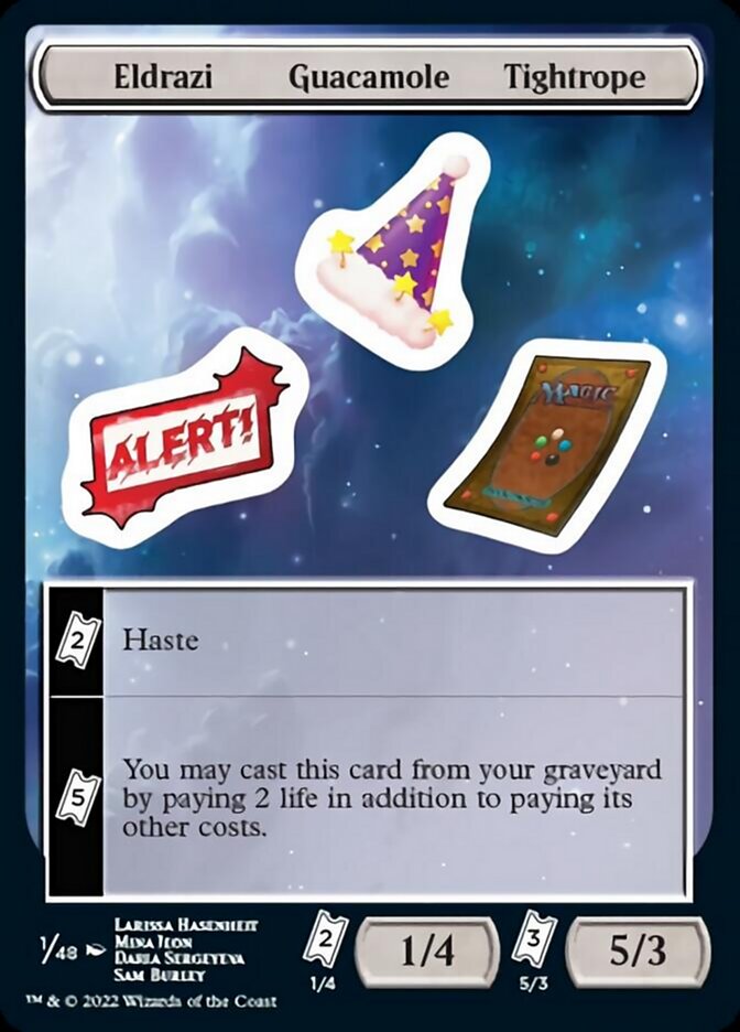 Eldrazi Guacamole Tightrope [Unfinity Stickers] Magic: The Gathering