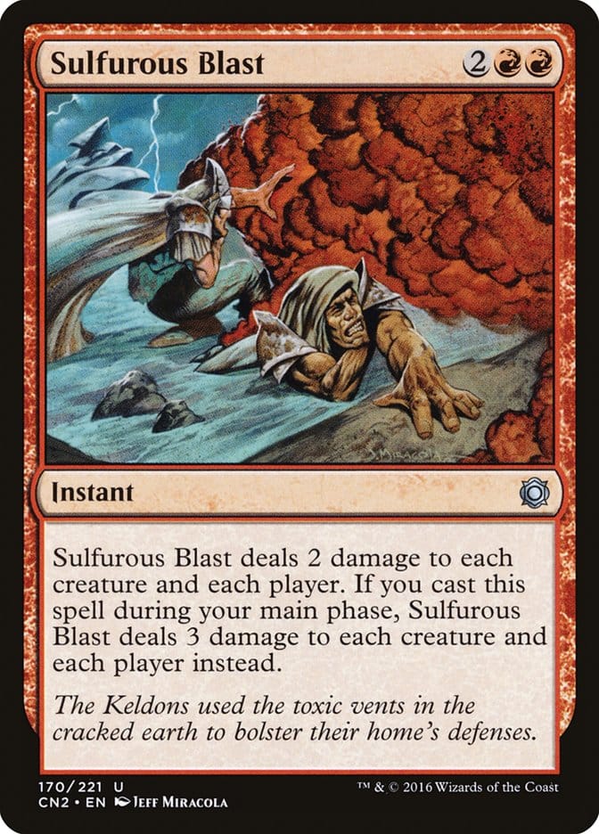 Sulfurous Blast [Conspiracy: Take the Crown] Magic: The Gathering
