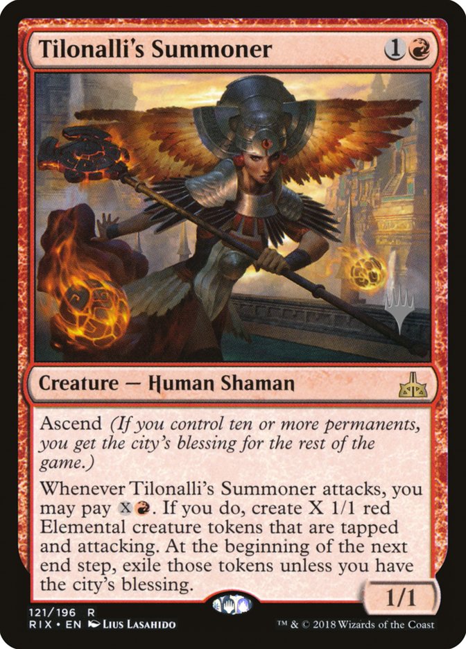 Tilonalli's Summoner (Promo Pack) [Rivals of Ixalan Promos] Magic: The Gathering