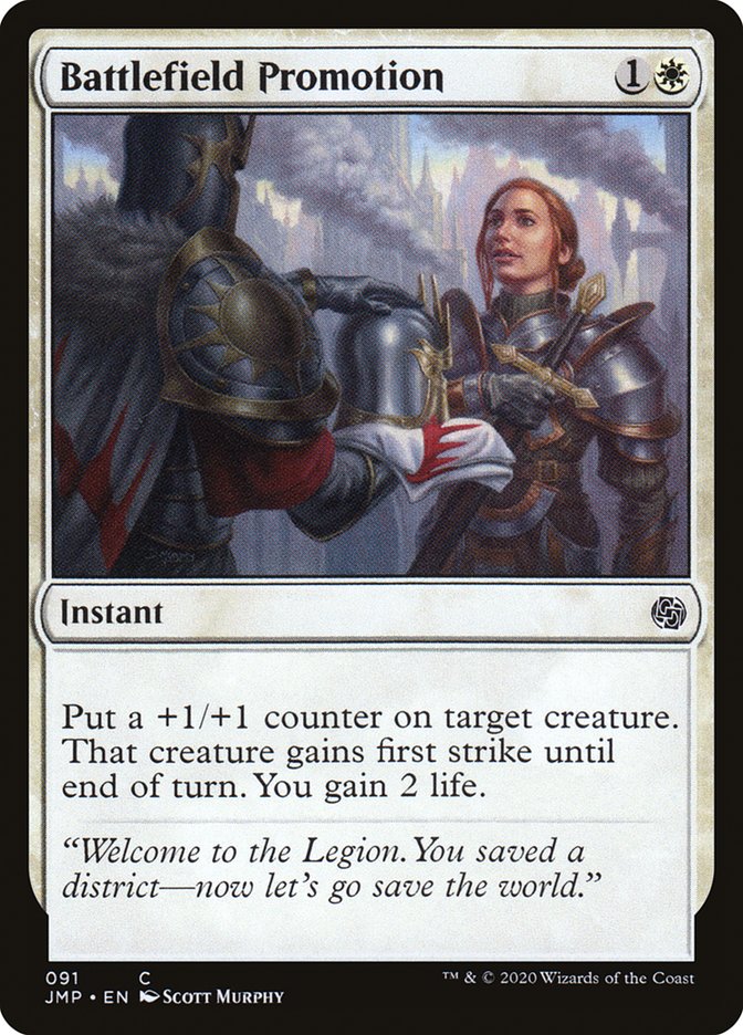 Battlefield Promotion [Jumpstart] Magic: The Gathering
