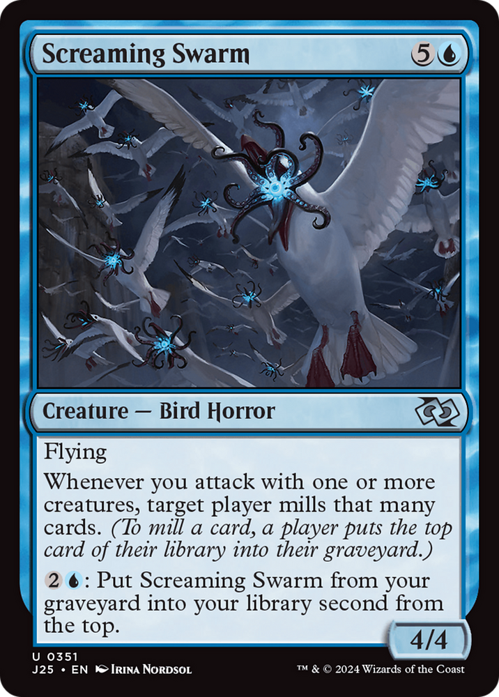 Screaming Swarm [Foundations Jumpstart] Magic: The Gathering