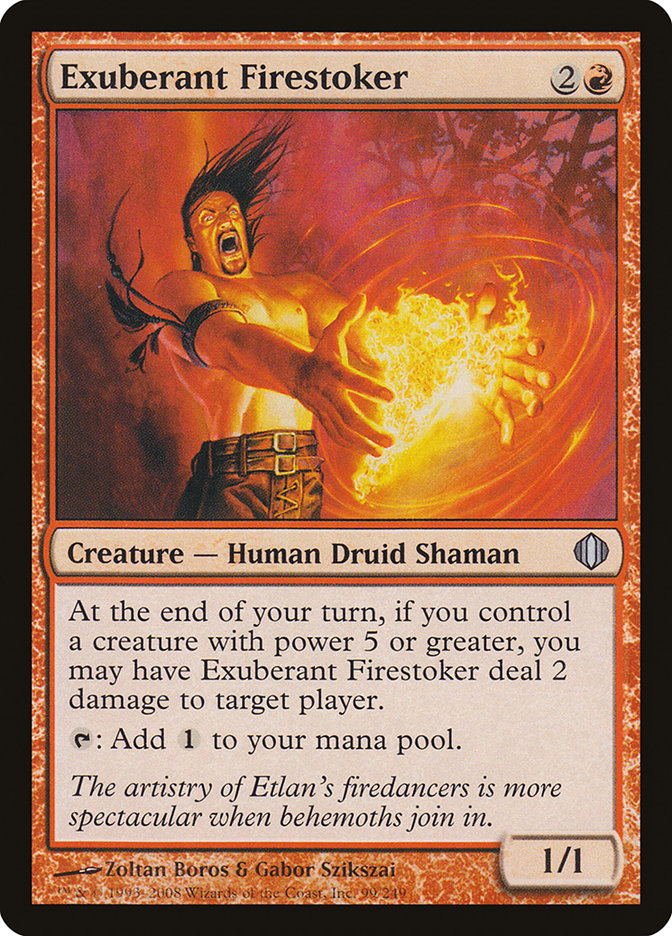 Exuberant Firestoker [Shards of Alara] Magic: The Gathering