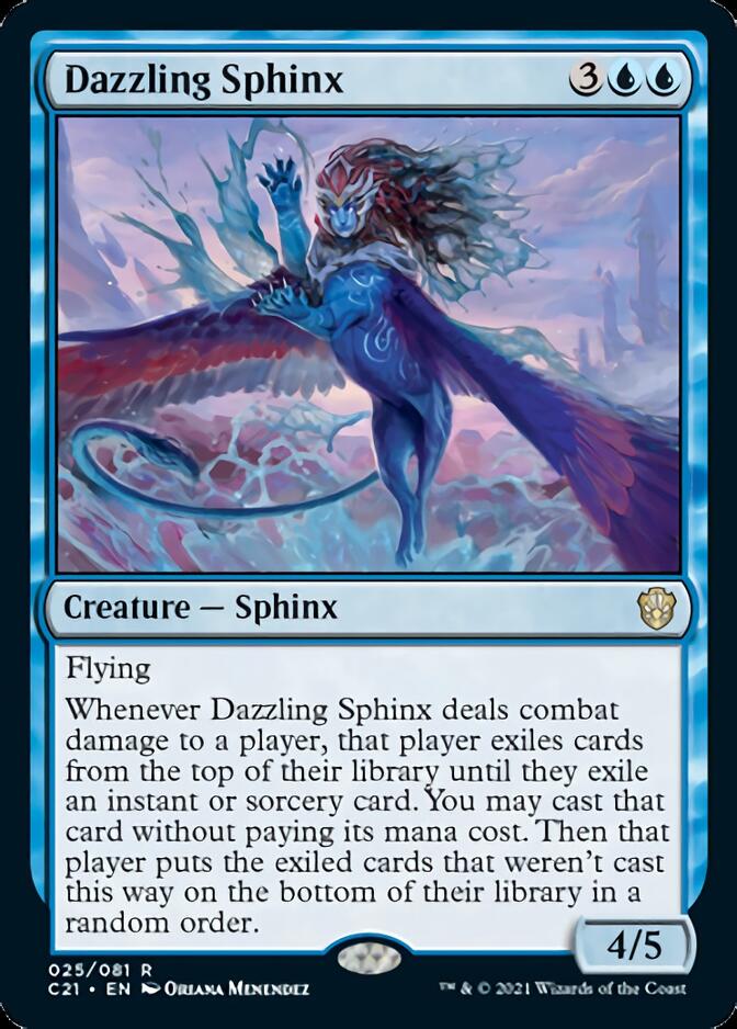 Dazzling Sphinx [Commander 2021] Magic: The Gathering