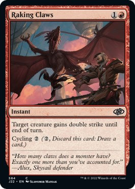 Raking Claws [Jumpstart 2022] Magic: The Gathering