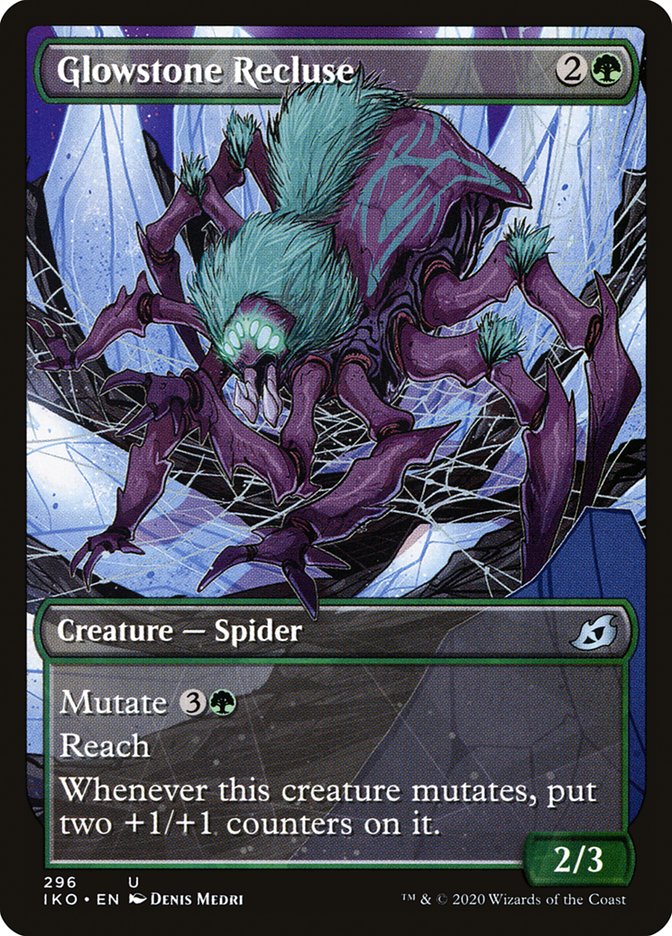 Glowstone Recluse (Showcase) [Ikoria: Lair of Behemoths] Magic: The Gathering