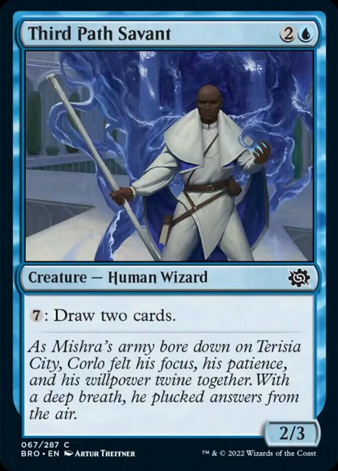 Third Path Savant [The Brothers' War] Magic: The Gathering