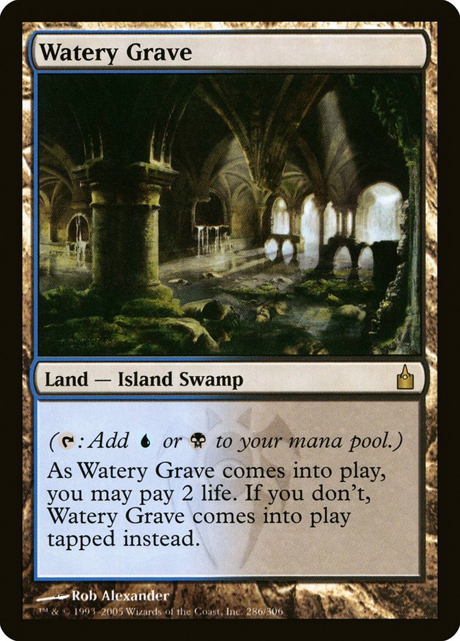 Watery Grave [Ravnica: City of Guilds] Magic: The Gathering