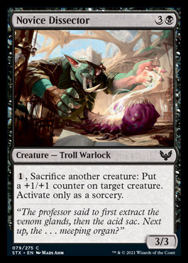 Novice Dissector [Strixhaven: School of Mages] Magic: The Gathering
