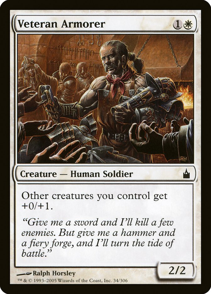 Veteran Armorer [Ravnica: City of Guilds] Magic: The Gathering