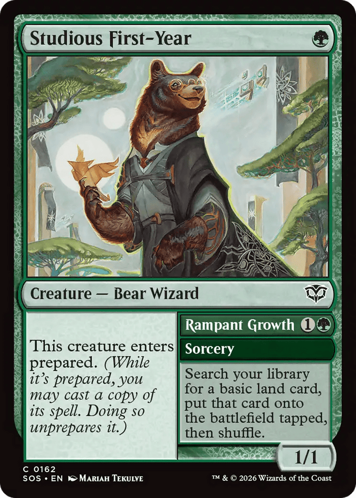Studious First-Year [Secrets of Strixhaven]