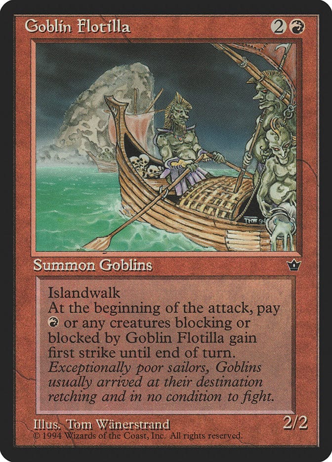 Goblin Flotilla [Fallen Empires] Magic: The Gathering