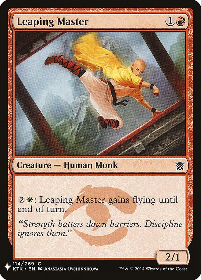 Leaping Master [Mystery Booster] Magic: The Gathering