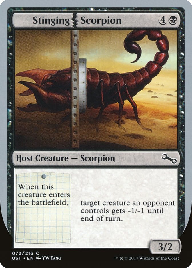 Stinging Scorpion [Unstable] Magic: The Gathering