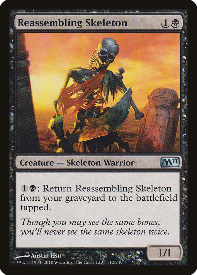 Reassembling Skeleton [Magic 2011] Magic: The Gathering