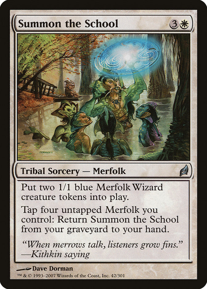 Summon the School [Lorwyn] Magic: The Gathering