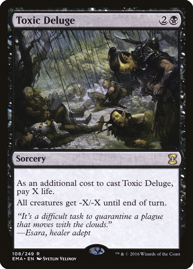Toxic Deluge [Eternal Masters] Magic: The Gathering