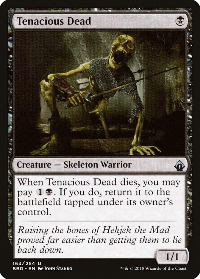 Tenacious Dead [Battlebond] Magic: The Gathering