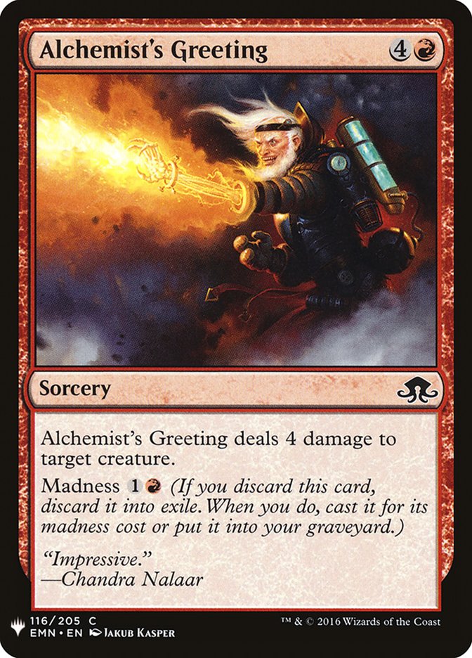 Alchemist's Greeting [Mystery Booster] Magic: The Gathering