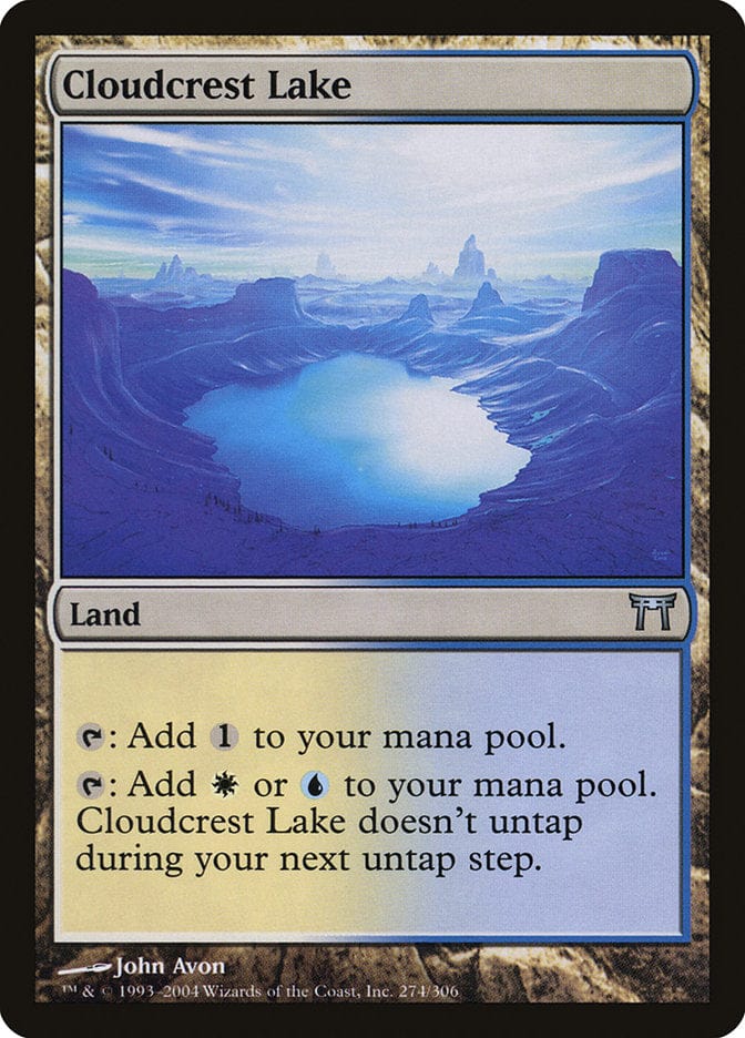 Cloudcrest Lake [Champions of Kamigawa] Magic: The Gathering