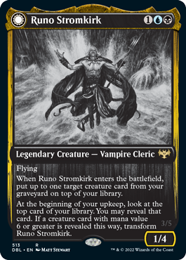 Runo Stromkirk // Krothuss, Lord of the Deep [Innistrad: Double Feature] Magic: The Gathering
