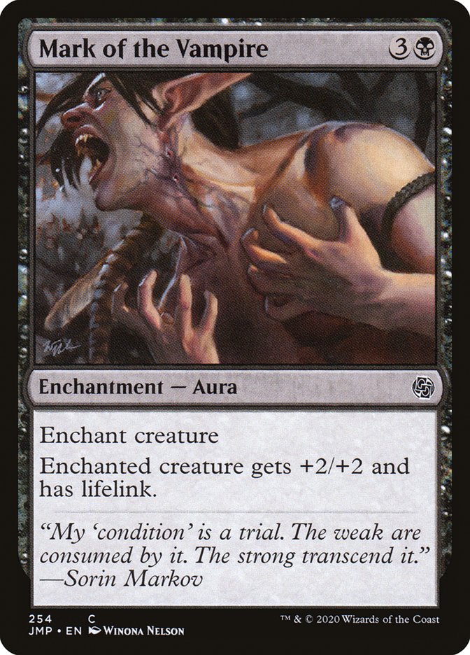 Mark of the Vampire [Jumpstart] Magic: The Gathering