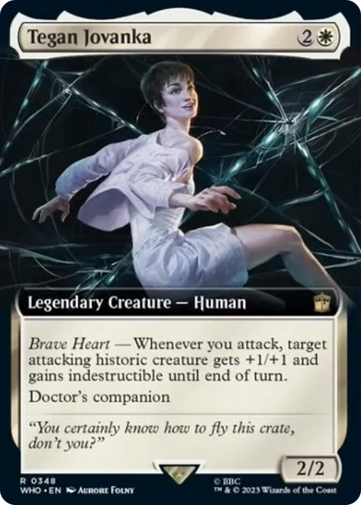 Tegan Jovanka (Extended Art) [Doctor Who] Magic: The Gathering