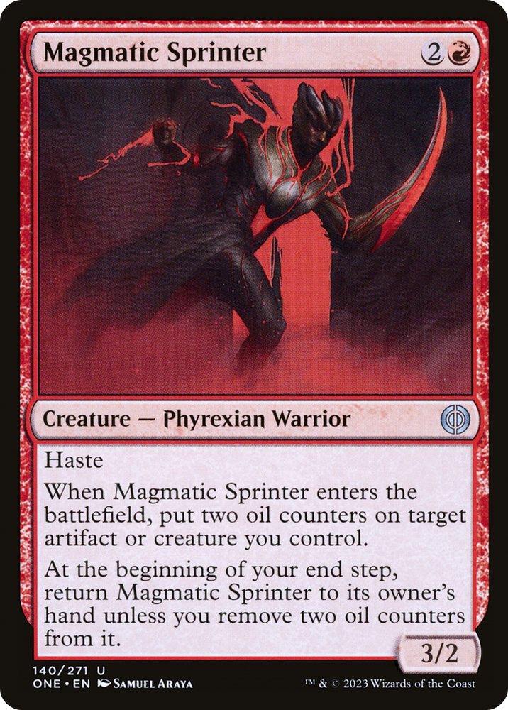 Magmatic Sprinter [Phyrexia: All Will Be One] Magic: The Gathering
