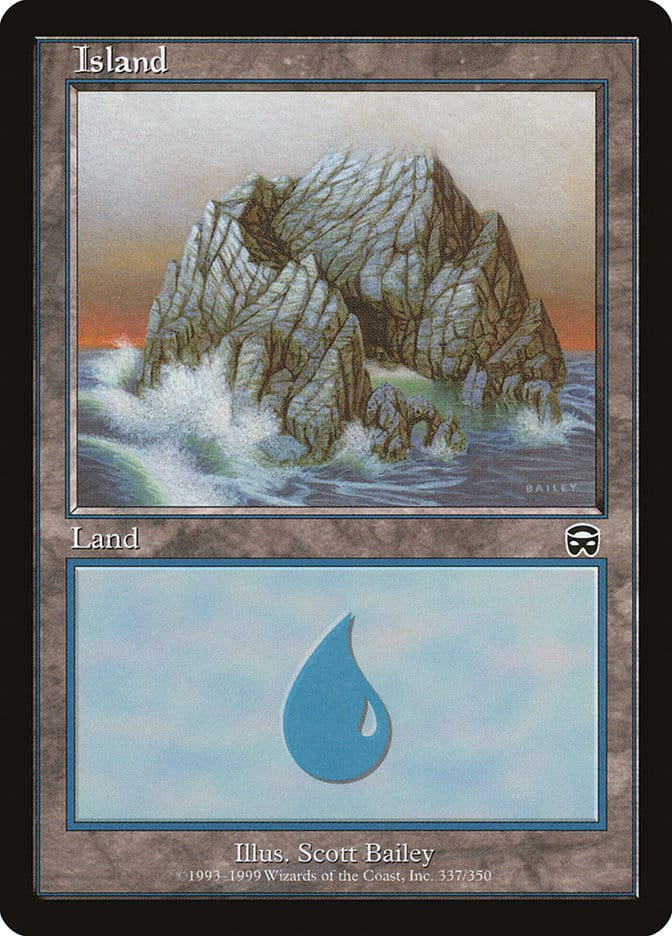 Island (337) [Mercadian Masques] Magic: The Gathering