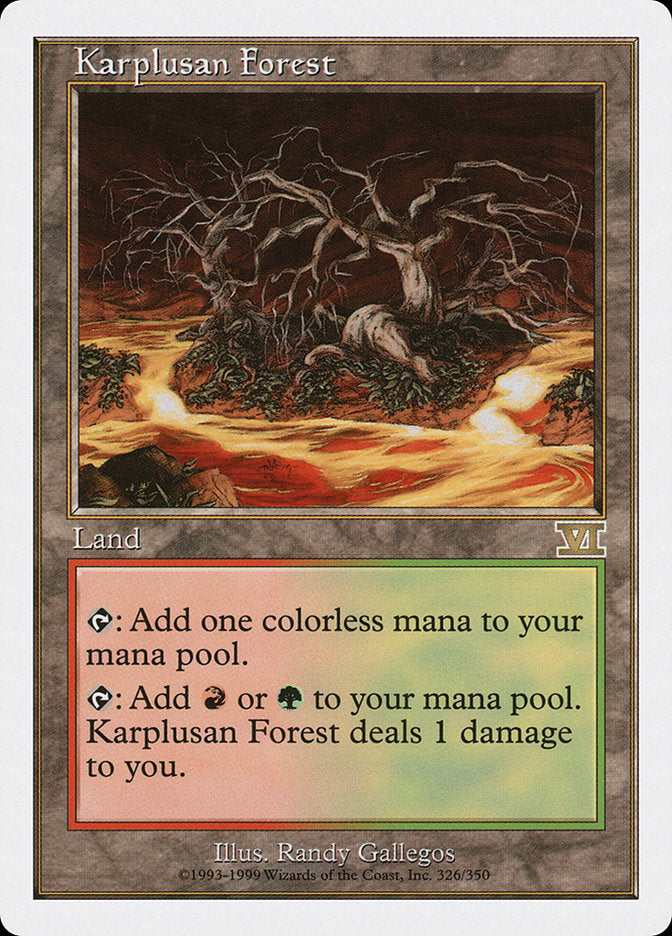 Karplusan Forest [Classic Sixth Edition] Magic: The Gathering