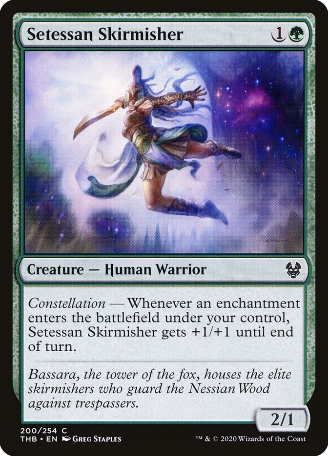 Setessan Skirmisher [Theros Beyond Death] Magic: The Gathering