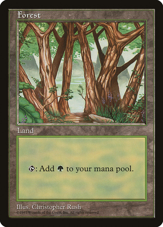 Forest (6) [Asia Pacific Land Program] Magic: The Gathering