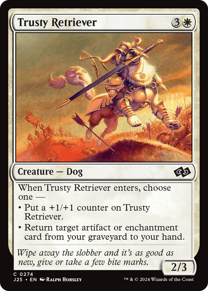 Trusty Retriever [Foundations Jumpstart] Magic: The Gathering