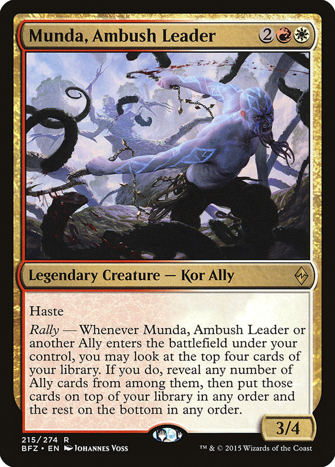 Munda, Ambush Leader [Battle for Zendikar] Magic: The Gathering