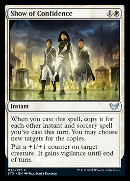 Show of Confidence [Strixhaven: School of Mages] Magic: The Gathering