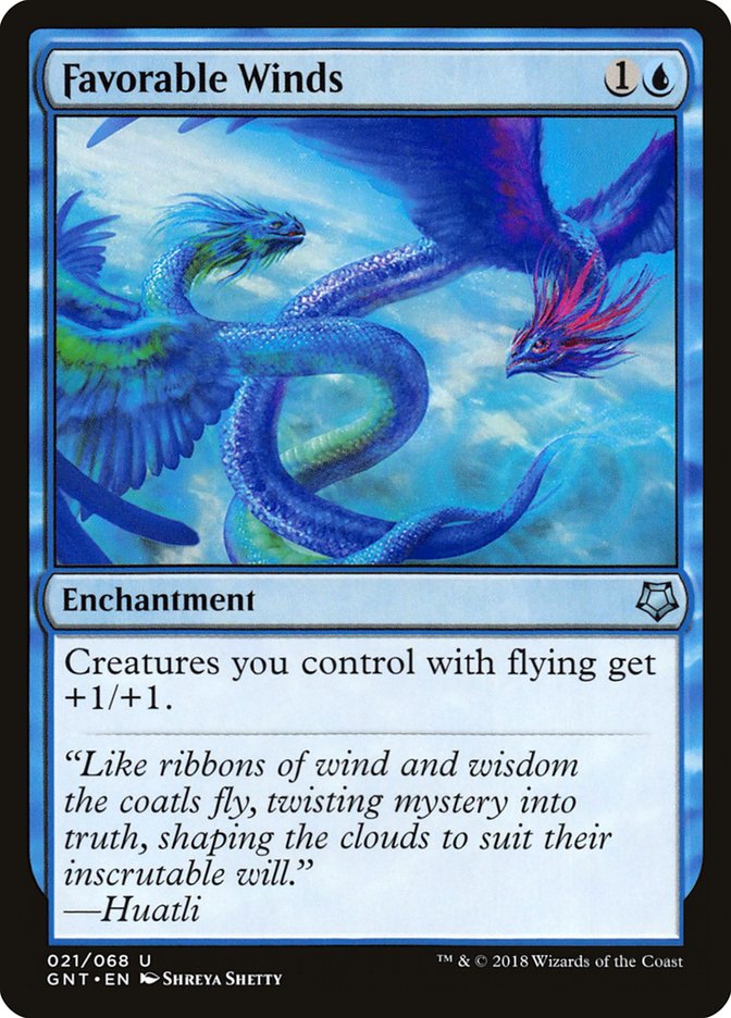 Favorable Winds [Game Night 2018] Magic: The Gathering