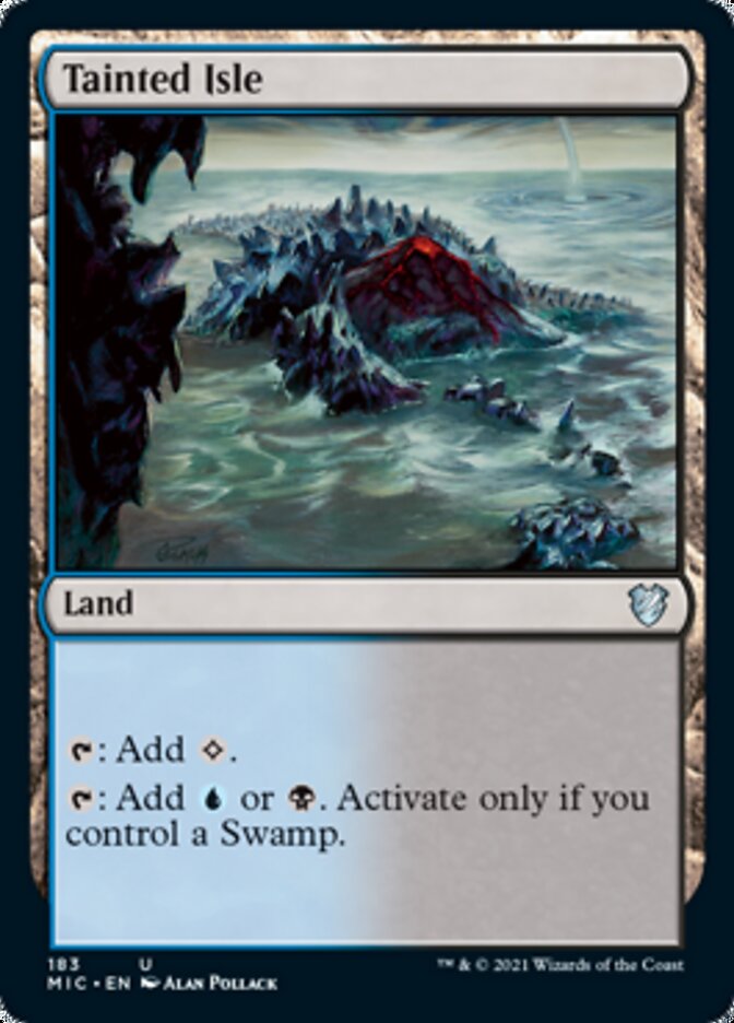 Tainted Isle [Innistrad: Midnight Hunt Commander] Magic: The Gathering