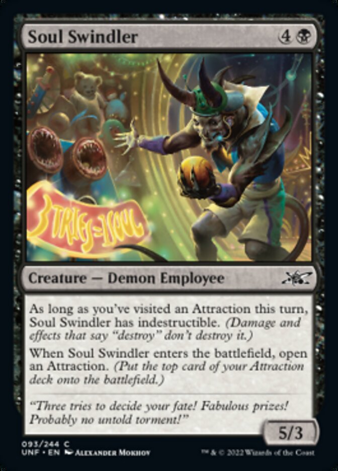 Soul Swindler [Unfinity] Magic: The Gathering