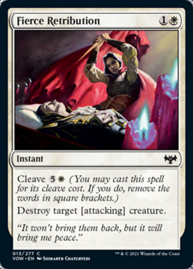Fierce Retribution [Innistrad: Crimson Vow] Magic: The Gathering